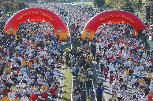 Marine Corps Marathon Start